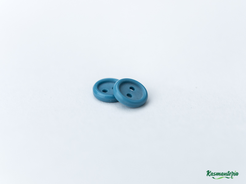 Guziki plastikowe 1102 - niebieski 11mm