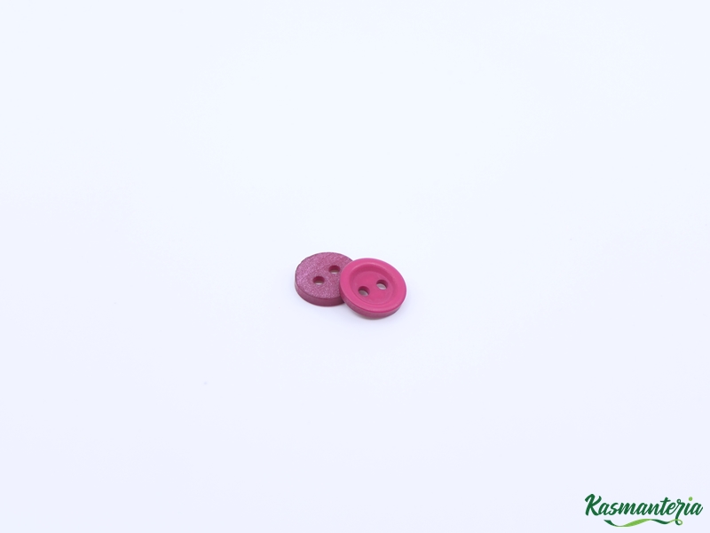 Guziki plastikowe 1125 - rubinowy 12mm