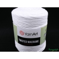 Macrame Twisted 3mm - biały